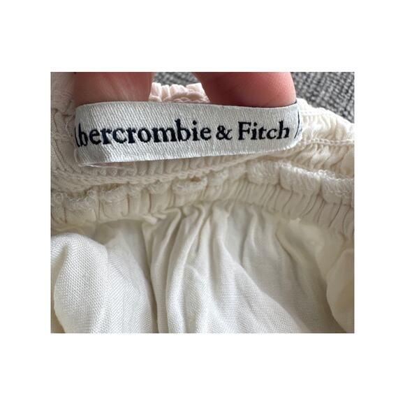 Abercrombie & Fitch Double Strap Backless Mini Dress Off White Women's XL - Picture 4 of 8